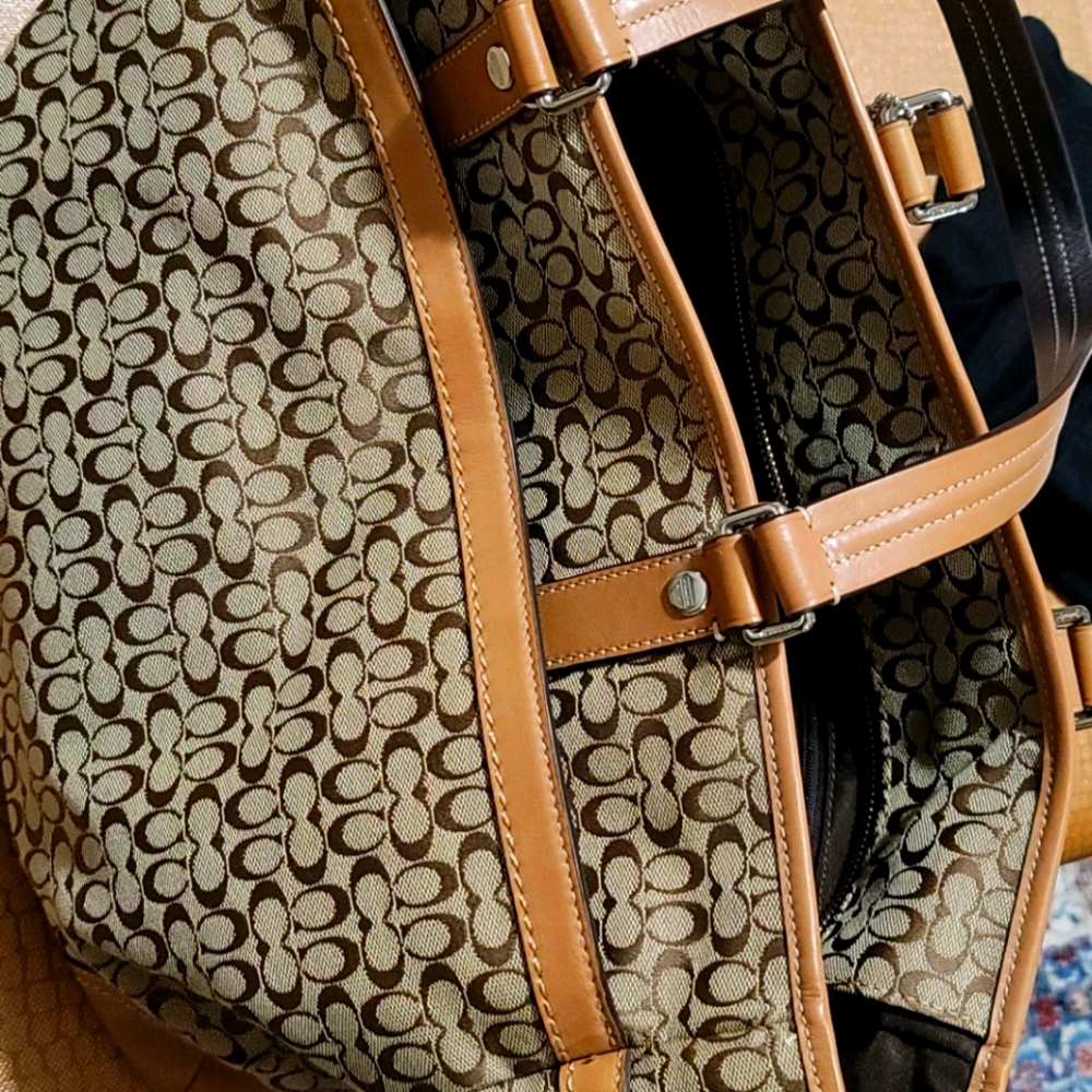 Coach baby bag